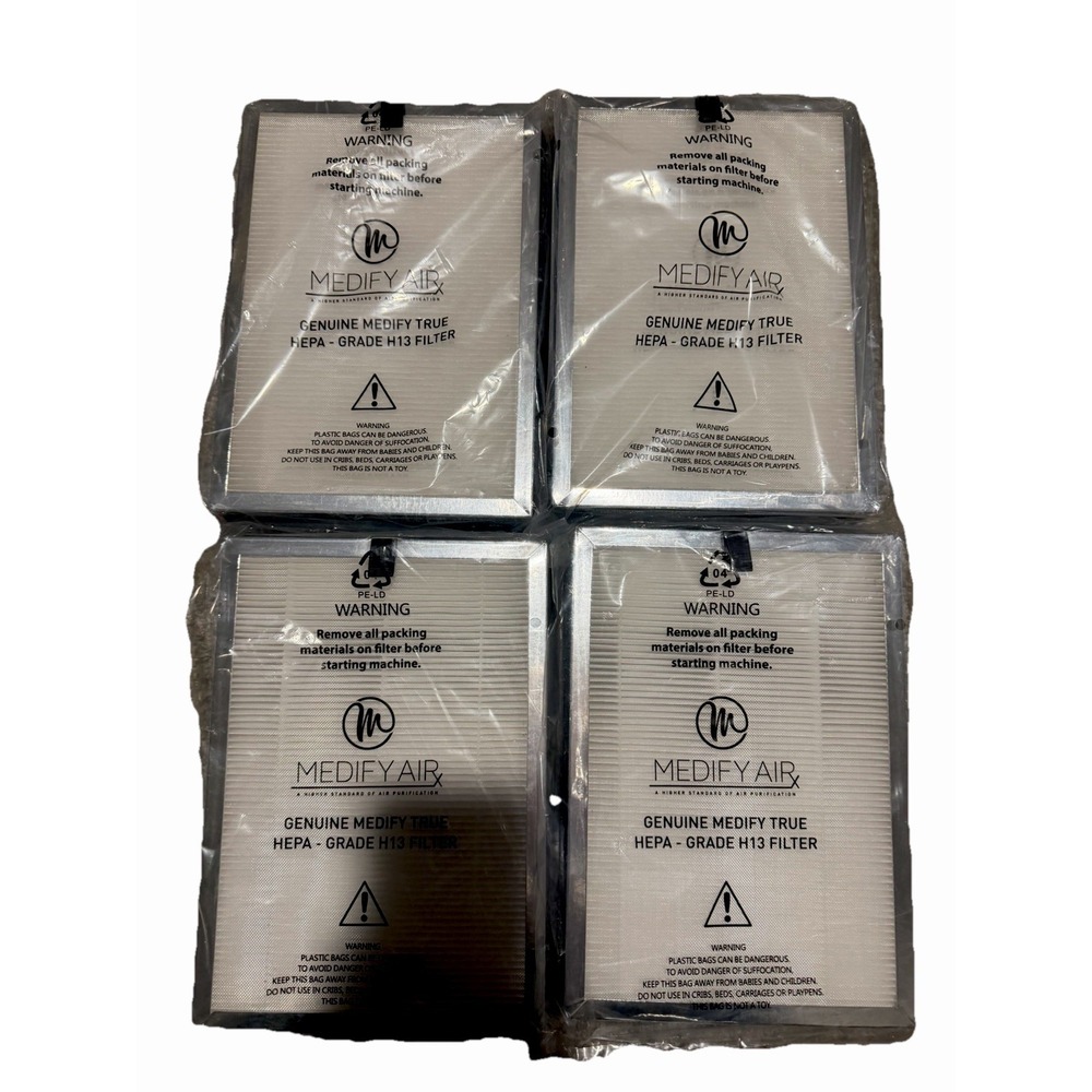 Medify Air Genuine‎ True HEPA H13 Filter Replacement Lot of 4 New Sealed